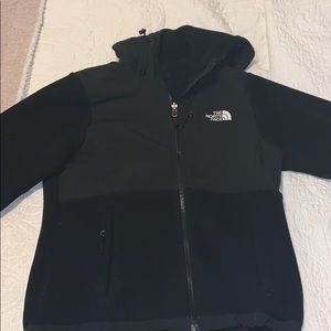 Women's North face hooded jacket